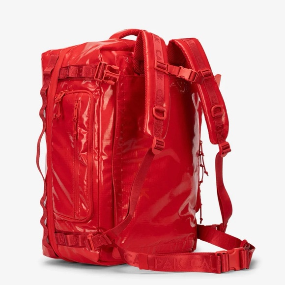 Calpak Vibrant Red Travel Duffel 50L - Picture 2 of 7